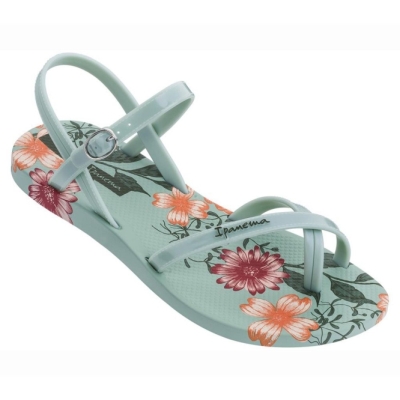 Women's Ipanema Suzi Print II Sandals Green | US802436ZB