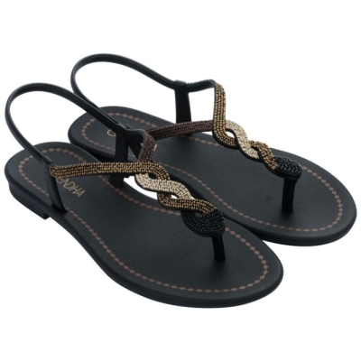 Women's Ipanema Twist Sandals Black | US796850BR