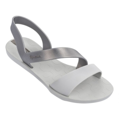 Women's Ipanema Vibe Sandals Silver | US371629AQ