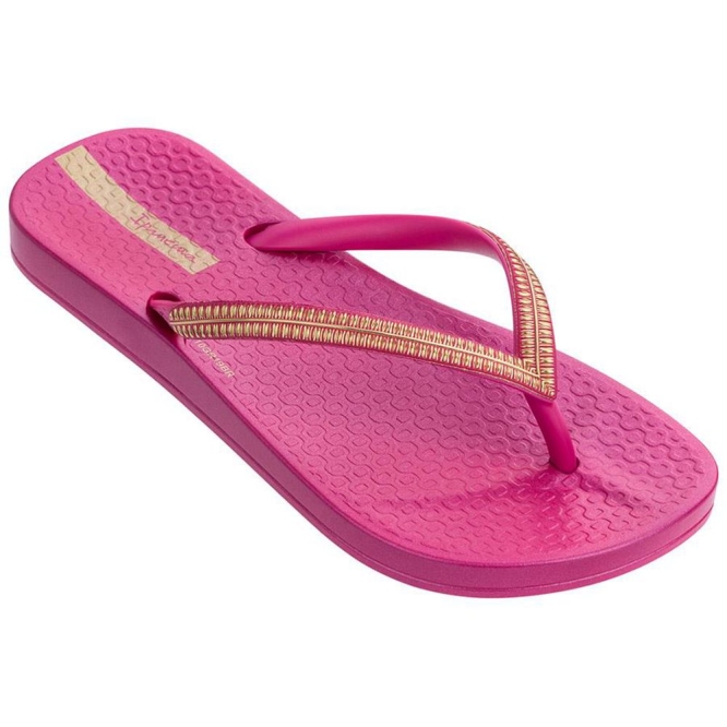 Kids\' Ipanema Ana Metallic IV Flip Flops Rose Gold | US026915TM