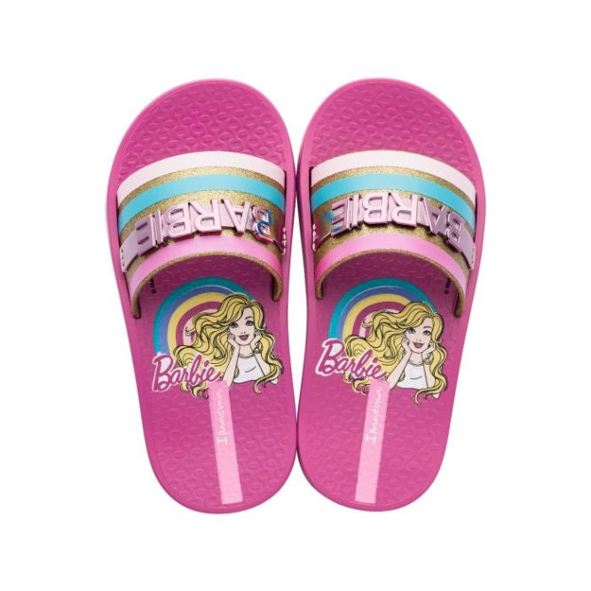 Kids\' Ipanema Barbie Slides Rose | US431609WY