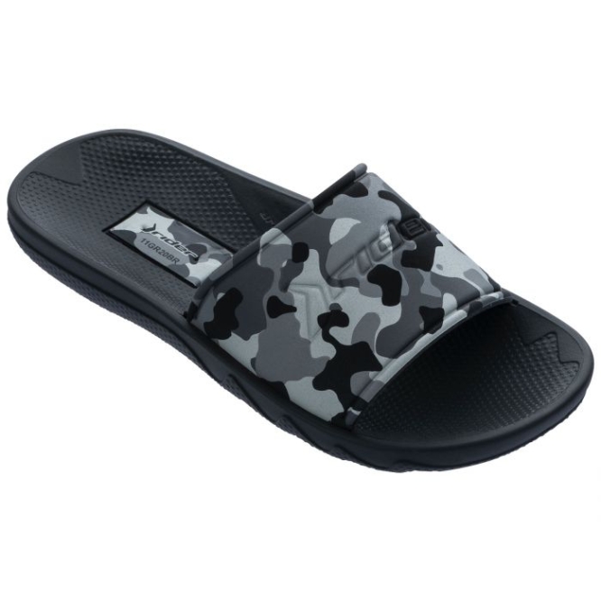 Kids\' Ipanema Camo Slides Black | US580246ZL