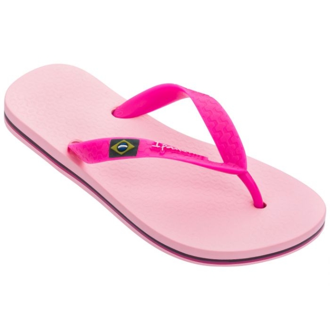 Kids\' Ipanema Classic Brazil Flip Flops Rose | US607418CD