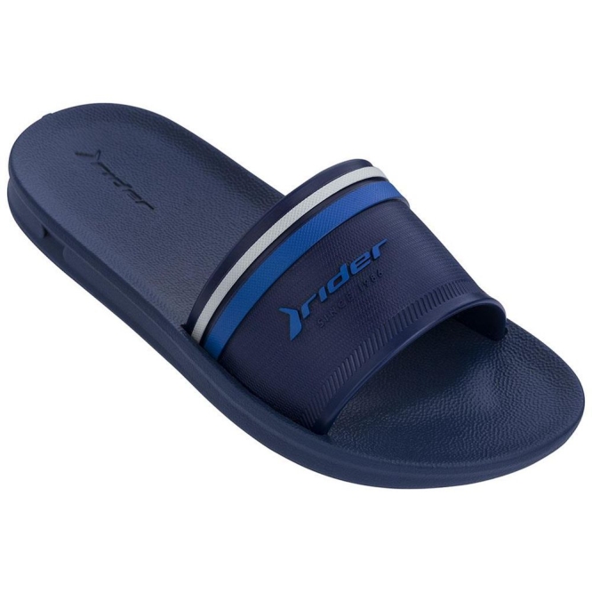 Kids\' Ipanema Strike Plus Slides Navy Blue | US140623LB