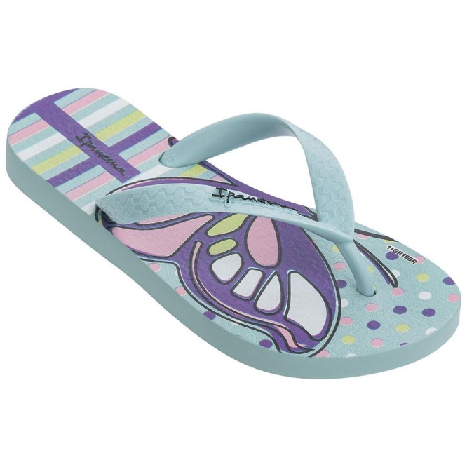 Kids\' Ipanema Temas XIII Flip Flops Blue | US465802KX