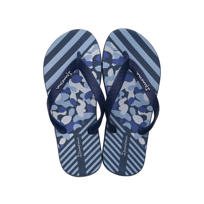 Kids\' Ipanema Temas XIII Flip Flops Navy | US567392UP