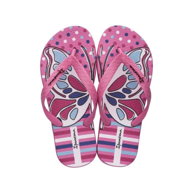 Kids\' Ipanema Temas XIII Flip Flops Rose White | US421596BY