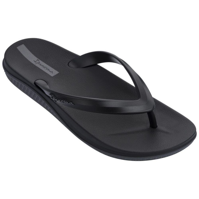 Men\'s Ipanema Anatomic Lapa Ad Flip Flops Black | US791453VB