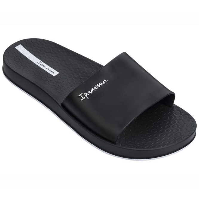 Men\'s Ipanema Glide Slides Black | US759603WS