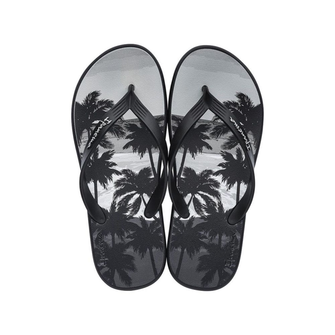 Men\'s Ipanema Posto 10 Temas Flip Flops Black | US648127VK