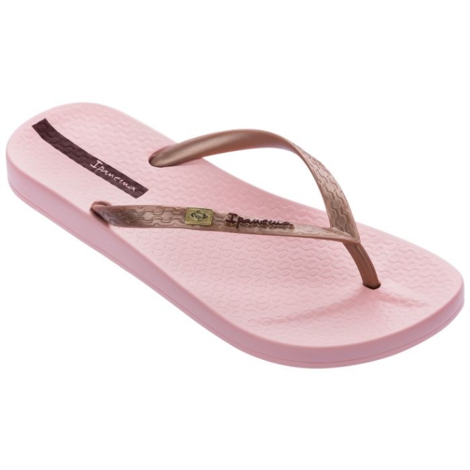 Women\'s Ipanema Anatomic Brazil Flip Flops Rose | US806532NQ