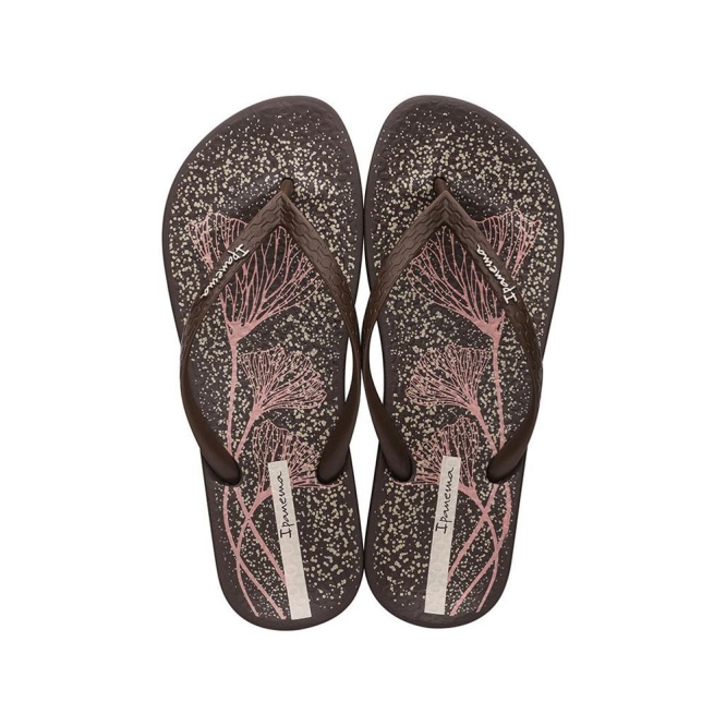 Women\'s Ipanema Anatomic Temas XI Flip Flops Brown | US568730QS