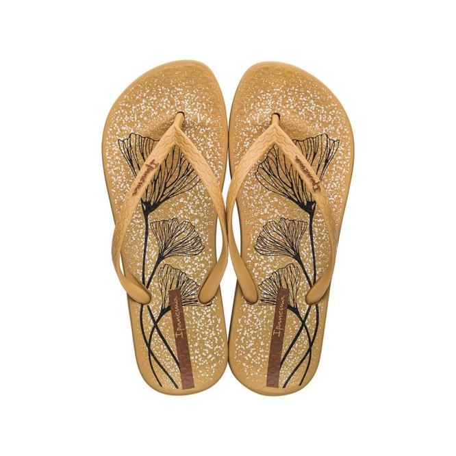 Women\'s Ipanema Anatomic Temas XI Flip Flops Khaki | US652813PC