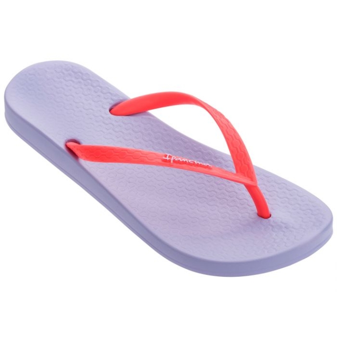 Women\'s Ipanema Anatomica Tan Flip Flops Violet | US542917XJ