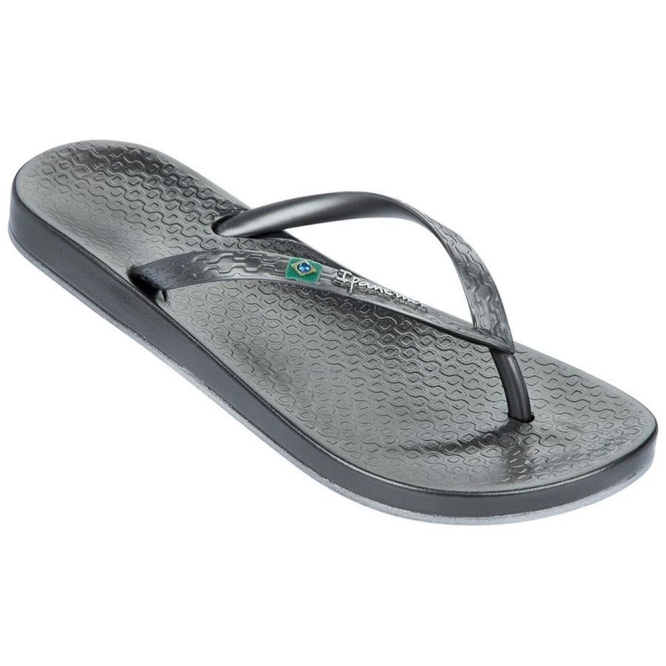 Women\'s Ipanema Brilliant Flip Flops Grey Silver | US069438YN