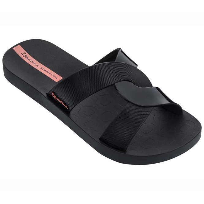 Women\'s Ipanema Feel Slides Black | US571824TZ