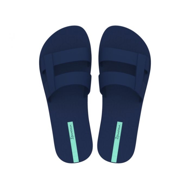 Women\'s Ipanema Home Slides Navy | US247910UV