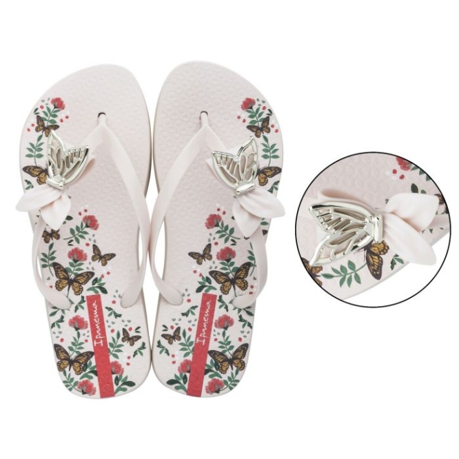 Women\'s Ipanema Lolita Pop Flip Flops White | US538179QR