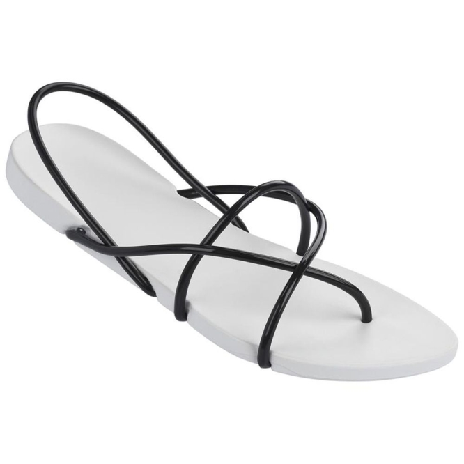 Women\'s Ipanema Philippe Starck Thing G Sandals White Black | US602431FG