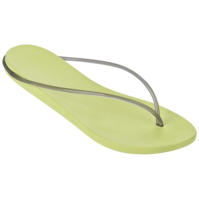 Women\'s Ipanema Philippe Starck Thing M Flip Flops Yellow Grey | US496785JG