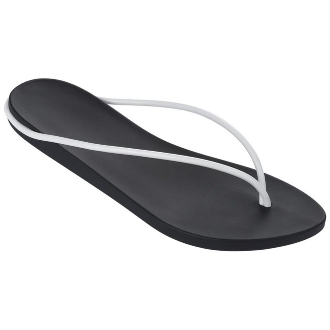 Women\'s Ipanema Philippe Starck Thing M Flip Flops Black White | US897324MG