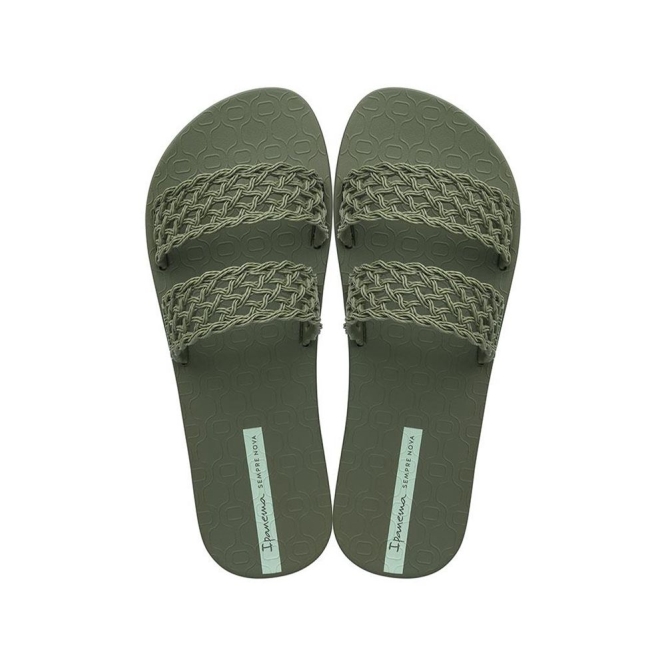 Women\'s Ipanema Renda Slides Green | US706325XT