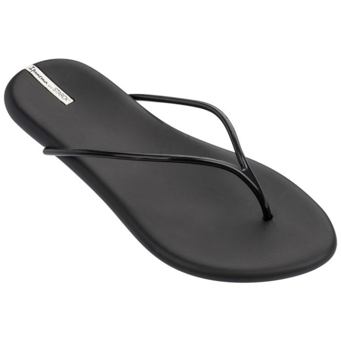 Women\'s Ipanema Starck Ting Flip Flops Black | US253719XF