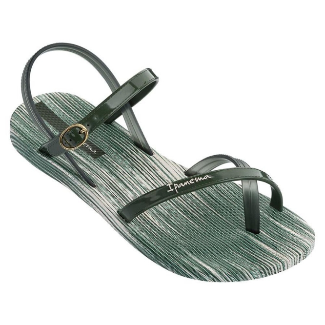 Women\'s Ipanema Suzi Print Sandals Green | US671435NY